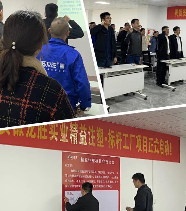 龍勝管業(yè)“精益注塑·標(biāo)桿工廠”項目正式啟動！