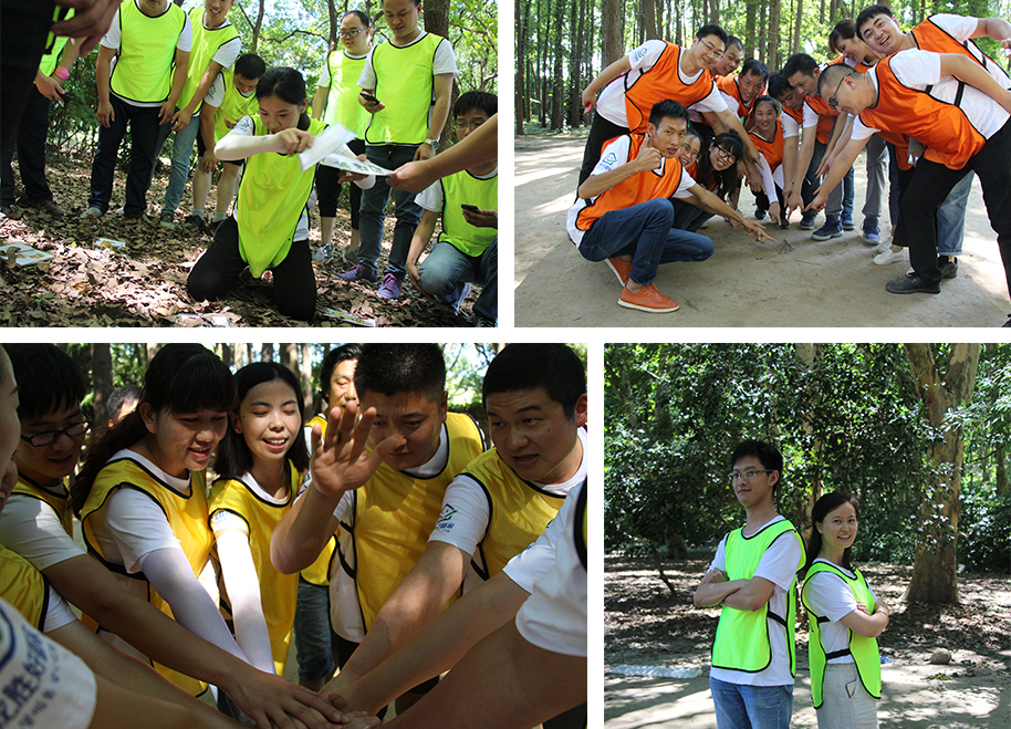 龍勝管拓展訓練燃爆夏日，我們“激情不減，活力無限”