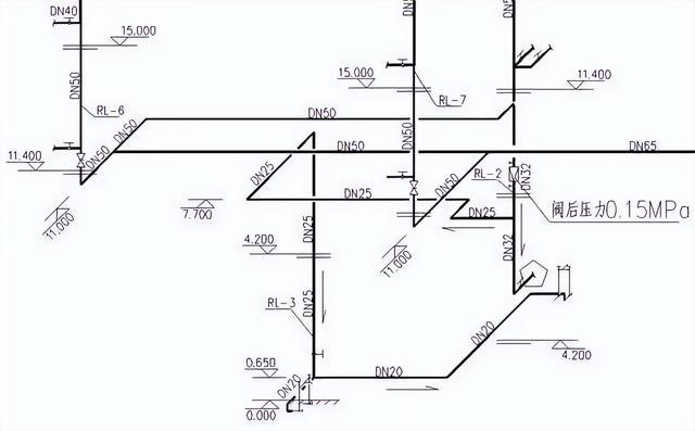 三層熱水回水系統(tǒng)圖實(shí)例施工，連十層圖紙都有！快快學(xué)習(xí)一波！