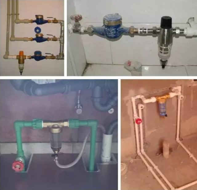 前置自沖過(guò)濾安裝圖解以及安裝后的效果圖，怎么安裝看此文即可！